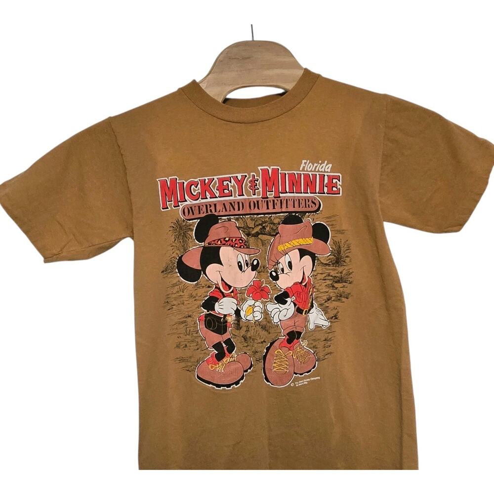 Vintage 90’s Mickey & Minnie Flordia Overland Outfitters T Shirt Size Medium